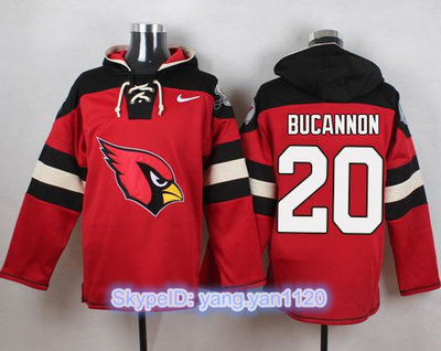 Nike Cardinals #20 Deone Bucannon Red Player Pullover NFL Hoodie Nike Cardinals #20 Deone Bucannon Red Player Pullover NFL Hoodie