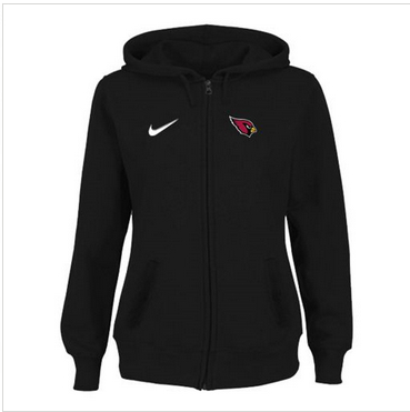 Women Arizona Cardinals Stadium Rally Full Zip Hoodie Black Women Arizona Cardinals Stadium Rally Full Zip Hoodie Black