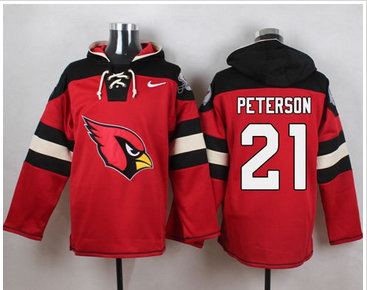 Nike Arizona Cardinals #21 Patrick Peterson Red Player Pullover NFL Hoodie Nike Arizona Cardinals #21 Patrick Peterson Red Player Pullover NFL Hoodie