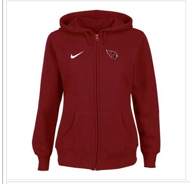 Women's NEW Arizona Cardinals Ladies Tailgater Full Zip Hoodie Red Women's NEW Arizona Cardinals Ladies Tailgater Full Zip Hoodie Red