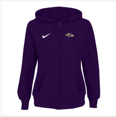 Women Baltimore Ravens Stadium Rally Full Zip Hoodie Purple Women Baltimore Ravens Stadium Rally Full Zip Hoodie Purple