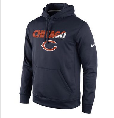 Chicago Bears Nike Kick Off Staff Performance Pullover Hoodie Navy
