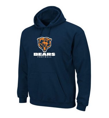 Chicago Bears Critical Victory Pullover Hoodie Navy Blue