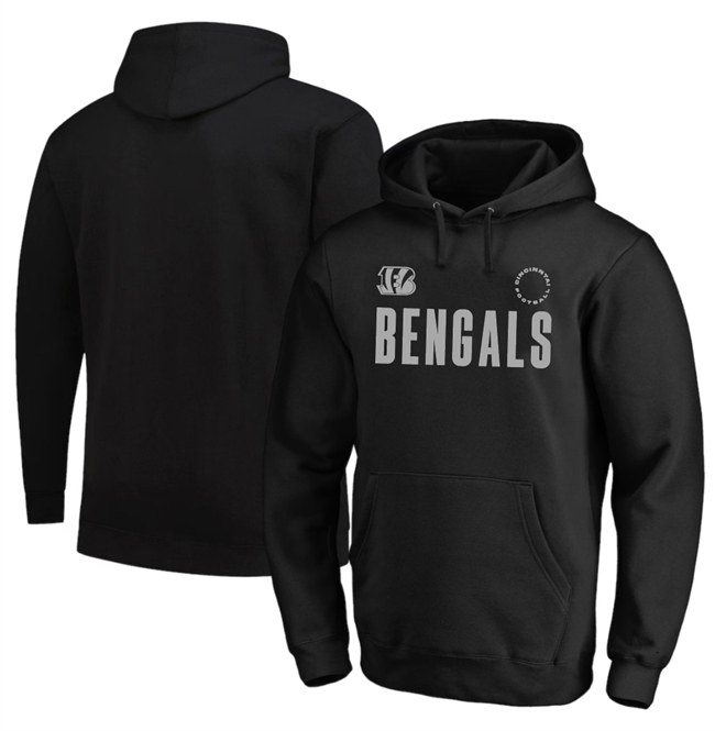 Men's Cincinnati Bengals Black Big & Tall Chip Shot Hoodie Men's Cincinnati Bengals Black Big & Tall Chip Shot Hoodie