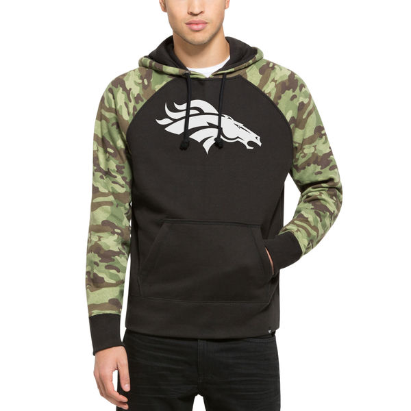 Men's Denver Broncos '47 Black Alpha Hoodie Men's Denver Broncos '47 Black Alpha Hoodie