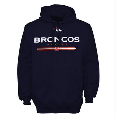 Denver Broncos Critical Victory VI Hoodie Navy Blue