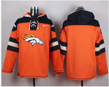 Nike Denver Broncos Blank Orange Player Pullover NFL Hoodie Nike Denver Broncos Blank Orange Player Pullover NFL Hoodie