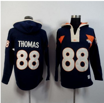 Denver Broncos #88 Demaryius Thomas Navy Blue Player Winning Method Pullover NFL Hoodie Denver Broncos #88 Demaryius Thomas Navy Blue Player Winning Method Pullover NFL Hoodie