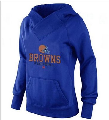 Women's Cleveland Browns Big & Tall Critical Victory Pullover Hoodie Blue Women's Cleveland Browns Big & Tall Critical Victory Pullover Hoodie Blue