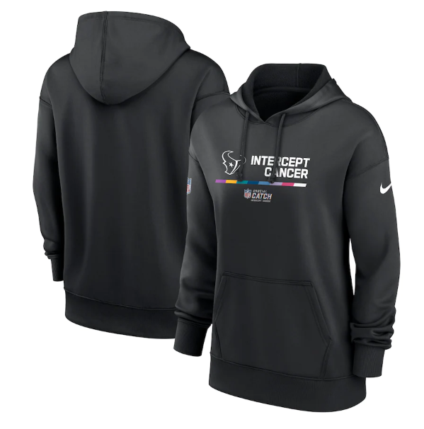 Women's Houston Texans 2022 Black NFL Crucial Catch Therma Performance Pullover Hoodie(Run Small) Women's Houston Texans 2022 Black NFL Crucial Catch Therma Performance Pullover Hoodie(Run Small)