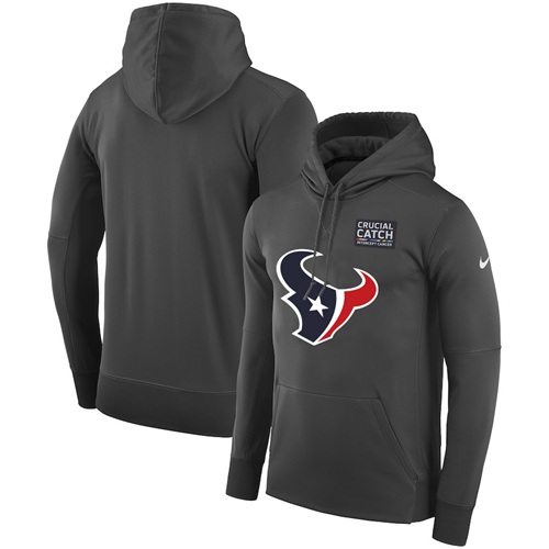 NFL Men's Houston Texans Nike Anthracite Crucial Catch NFL Men's Houston Texans Nike Anthracite Crucial Catch
