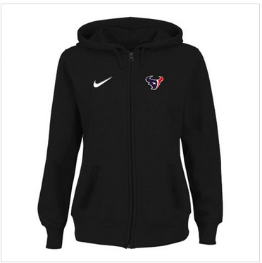 Women Houston Texans Stadium Rally Full Zip Hoodie Black Women Houston Texans Stadium Rally Full Zip Hoodie Black