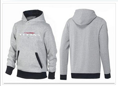 Houston Texans English Pullover Hoodie Grey & Black