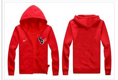 New Houston Texans Authentic Logo Hoodie Red