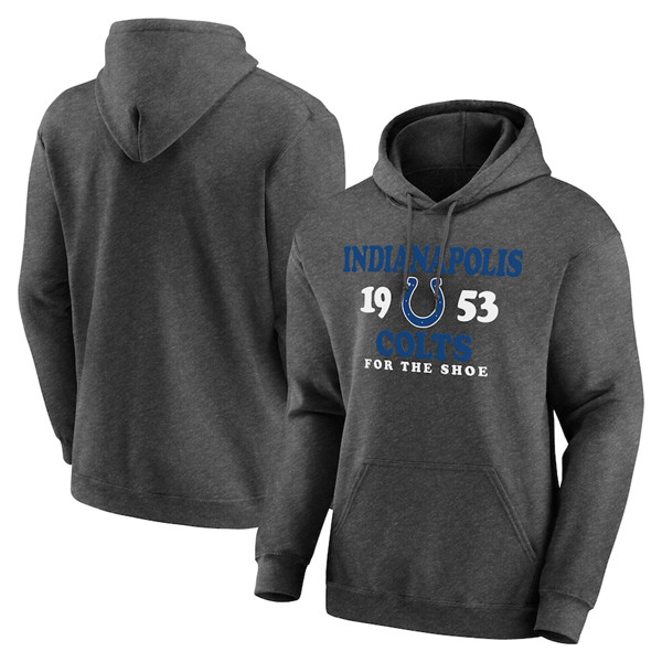 Men's Indianapolis Colts Heathered Charcoal Fierce Competitor Pullover Hoodie Men's Indianapolis Colts Heathered Charcoal Fierce Competitor Pullover Hoodie