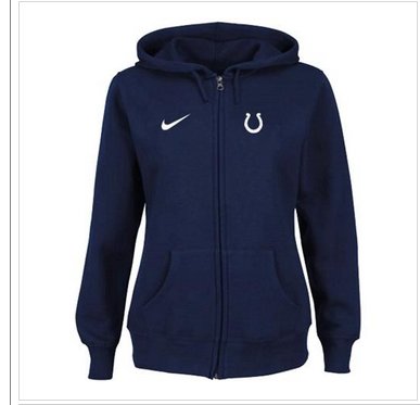 Women's NEW Indianapolis Colts Ladies Tailgater Full Zip Hoodie Blue