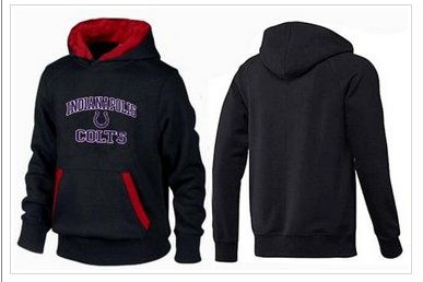 Indianapolis Colts Heart & Soul Pullover Hoodie Black & Red