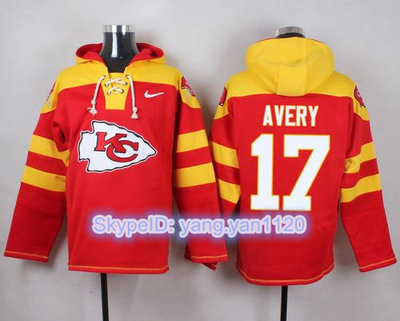 Nike Chiefs #17 Donnie Avery Red Player Pullover NFL Hoodie Nike Chiefs #17 Donnie Avery Red Player Pullover NFL Hoodie