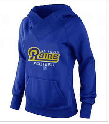 Women's Los Angeles RamsBig & Tall Critical Victory Pullover Hoodie Blue Women's Los Angeles RamsBig & Tall Critical Victory Pullover Hoodie Blue