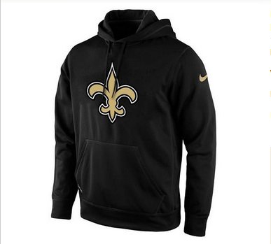 Men's New Orleans Saints Nike Black KO Logo Essential Hoodie 2 Men's New Orleans Saints Nike Black KO Logo Essential Hoodie 2