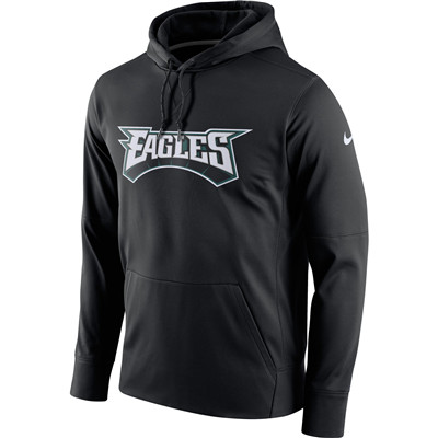 Men's Philadelphia Eagles Nike Black Circuit Wordmark Essential Performance Pullover Hoodie Men's Philadelphia Eagles Nike Black Circuit Wordmark Essential Performance Pullover Hoodie