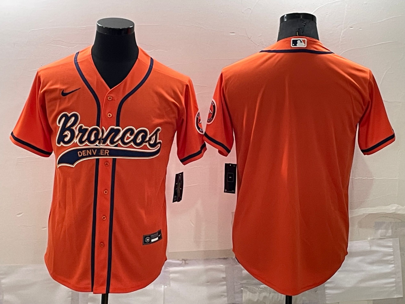 Men's Denver Broncos Blank Orange Stitched Jersey Men's Denver Broncos Blank Orange Stitched Jersey