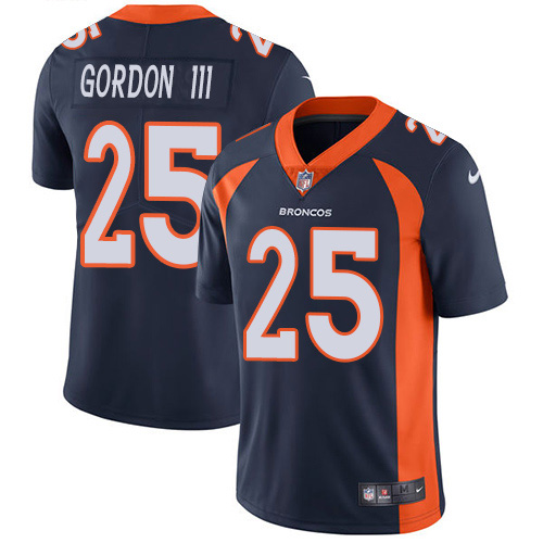 Nike Broncos #25 Melvin Gordon III Navy Blue Alternate Men's Stitched NFL Vapor Untouchable Limited Jersey Nike Broncos #25 Melvin Gordon III Navy Blue Alternate Men's Stitched NFL Vapor Untouchable Limited Jersey