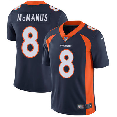 Nike Broncos #8 Brandon McManus Navy Blue Alternate Men's Stitched NFL Vapor Untouchable Limited Jersey Nike Broncos #8 Brandon McManus Navy Blue Alternate Men's Stitched NFL Vapor Untouchable Limited Jersey