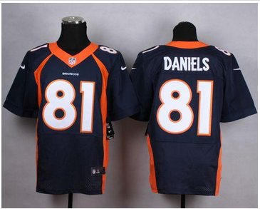 New Broncos #81 Owen Daniels Navy Blue Alternate Men's Stitched NFL New Elite Jersey New Broncos #81 Owen Daniels Navy Blue Alternate Men's Stitched NFL New Elite Jersey