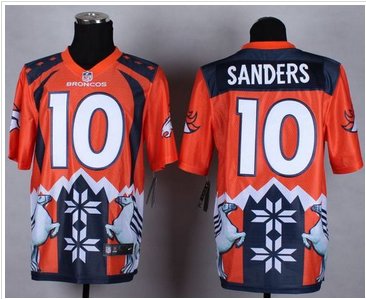 NEW Denver Broncos #10 Emmanuel Sanders Orange NFL Elite Noble Fashion Jersey NEW Denver Broncos #10 Emmanuel Sanders Orange NFL Elite Noble Fashion Jersey