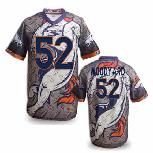 New Denver Broncos 52 Wesley Woodyard Team Color NFL Elite Fanatical Version Jersey New Denver Broncos 52 Wesley Woodyard Team Color NFL Elite Fanatical Version Jersey