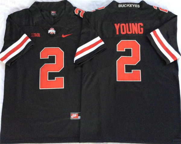 Ohio State Buckeyes 2 Chase Young Black College Football Jersey