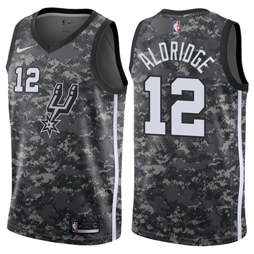 Nike Spurs #12 LaMarcus Aldridge Camo NBA Swingman City Edition Jersey Nike Spurs #12 LaMarcus Aldridge Camo NBA Swingman City Edition Jersey
