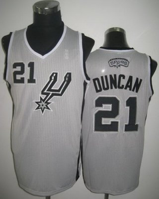 San Antonio Spurs 21 Tim Duncan Grey Revolution 30 NBA Jerseys San Antonio Spurs 21 Tim Duncan Grey Revolution 30 NBA Jerseys