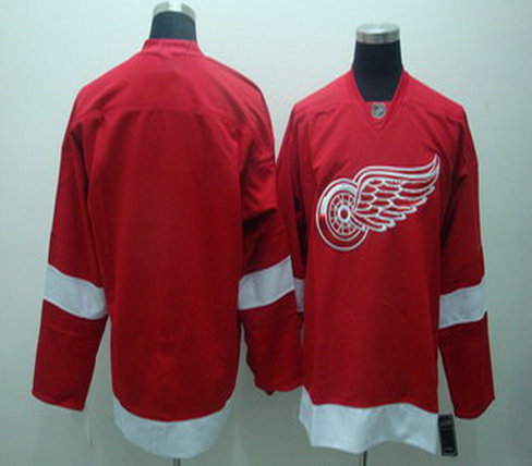 Detroit Red Wings Blank Red Jersey Detroit Red Wings Blank Red Jersey