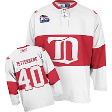 NHL Detroit Red Wings #40 Henrik Zetterberg Winter Classic White Jersey(C patch) NHL Detroit Red Wings #40 Henrik Zetterberg Winter Classic White Jersey(C patch)