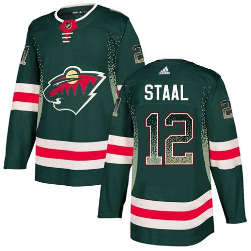 Adidas Wild #12 Eric Staal Green Home Authentic Drift Fashion Stitched NHL Jersey Adidas Wild #12 Eric Staal Green Home Authentic Drift Fashion Stitched NHL Jersey