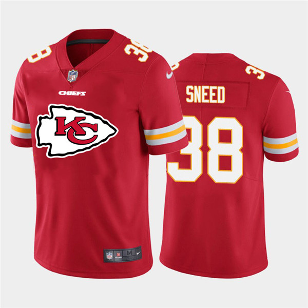 Nike Chiefs 38 L'Jarius Sneed Red Team Big Logo Vapor Untouchable Limited Jersey Nike Chiefs 38 L'Jarius Sneed Red Team Big Logo Vapor Untouchable Limited Jersey