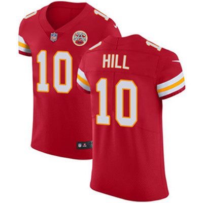 Nike Chiefs #10 Tyreek Hill Red Team Color Men's Stitched NFL Vapor Untouchable Elite Jersey Nike Chiefs #10 Tyreek Hill Red Team Color Men's Stitched NFL Vapor Untouchable Elite Jersey