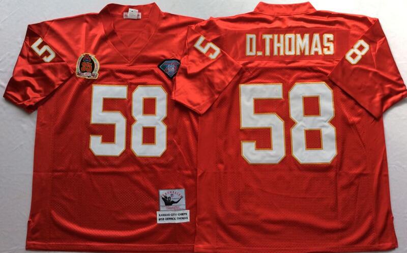 Nike Chiefs #58 Derrick Thomas Red Team Color Men's Stitched Throwback Jersey Nike Chiefs #58 Derrick Thomas Red Team Color Men's Stitched Throwback Jersey