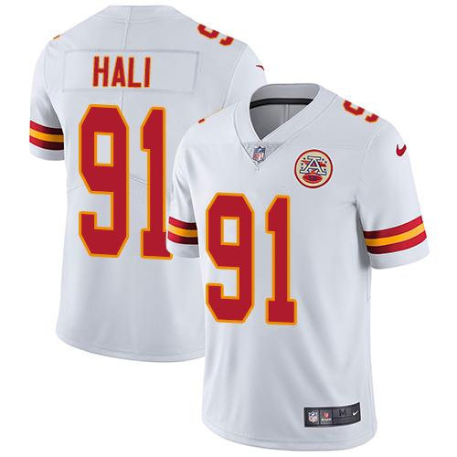 Nike Chiefs #91 Tamba Hali White Men's Stitched NFL Vapor Untouchable Limited Jersey Nike Chiefs #91 Tamba Hali White Men's Stitched NFL Vapor Untouchable Limited Jersey