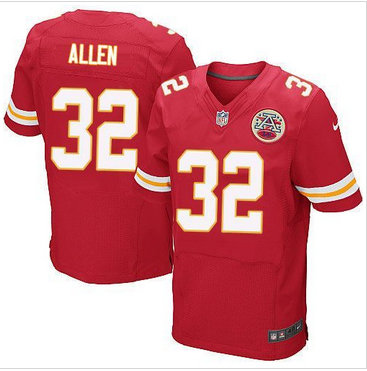 Nike Kansas City Chiefs #32 Marcus Allen Red Team Color Men's Stitched NFL Elite Jersey