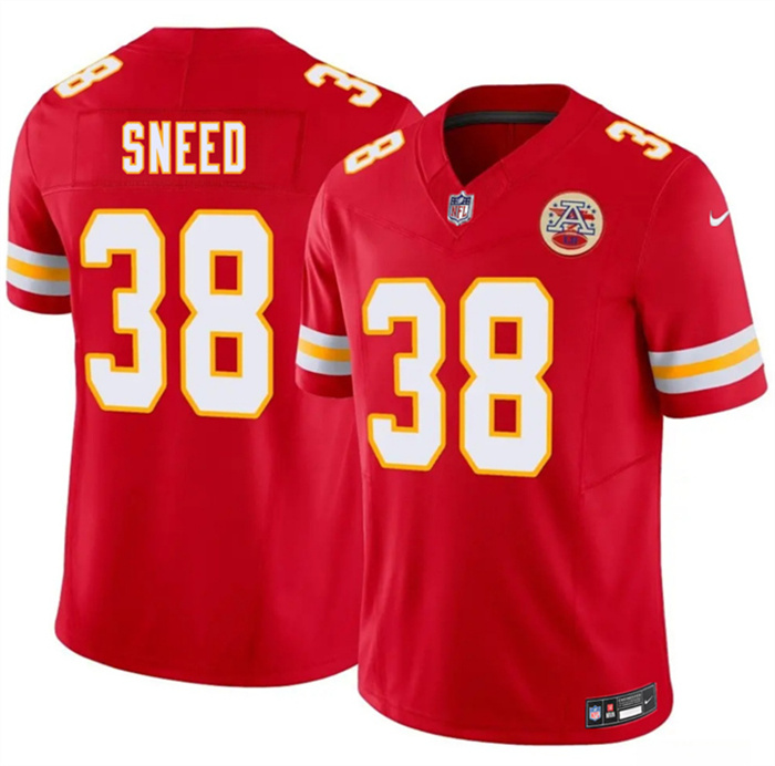 Men’s Kansas City Chiefs #38 L'Jarius Sneed Red 2026 F.U.S.E. Vapor Untouchable Limited Stitched Football Jersey