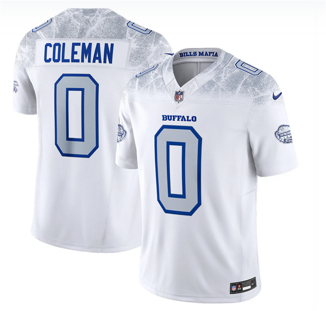 Men's Buffalo Bills #0 Keon Coleman White 2025 F.U.S.E. “Rivalries” Vapor Untouchable Limited Stitched Football Jersey Men's Buffalo Bills #0 Keon Coleman White 2025 F.U.S.E. “Rivalries” Vapor Untouchable Limited Stitched Football Jersey