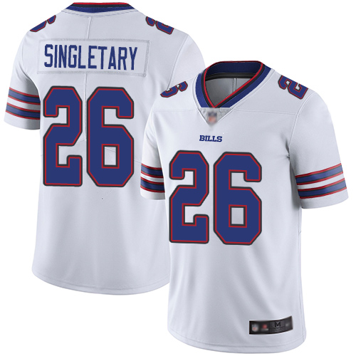 Bills #26 Devin Singletary White Men's Stitched Football Vapor Untouchable Limited Jersey Bills #26 Devin Singletary White Men's Stitched Football Vapor Untouchable Limited Jersey