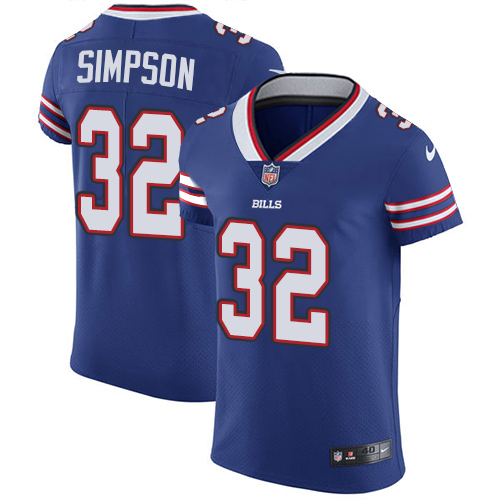 Nike Bills #32 O. J. Simpson Royal Blue Team Color Men's Stitched NFL Vapor Untouchable Elite Jersey Nike Bills #32 O. J. Simpson Royal Blue Team Color Men's Stitched NFL Vapor Untouchable Elite Jersey