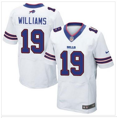NEW Buffalo Bills #19 Mike Williams White NFL New Elite Jersey