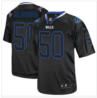 New Buffalo Bills #50 Kiko Alonso Out Black Elite Jerseys New Buffalo Bills #50 Kiko Alonso Out Black Elite Jerseys