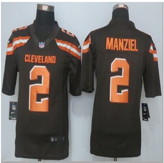 New Cleveland Browns #2 Johnny Manziel Brown Team Color Men's Stitched NFL Limited jersey New Cleveland Browns #2 Johnny Manziel Brown Team Color Men's Stitched NFL Limited jersey