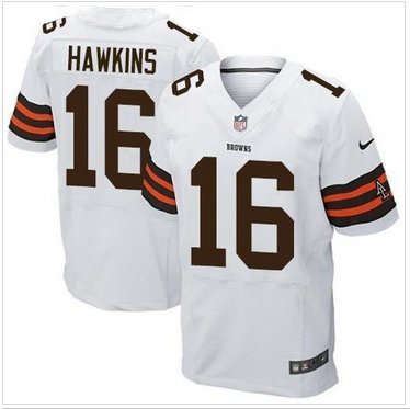 NEW Cleveland Browns #16 Andrew Hawkins White NFL Elite Jersey